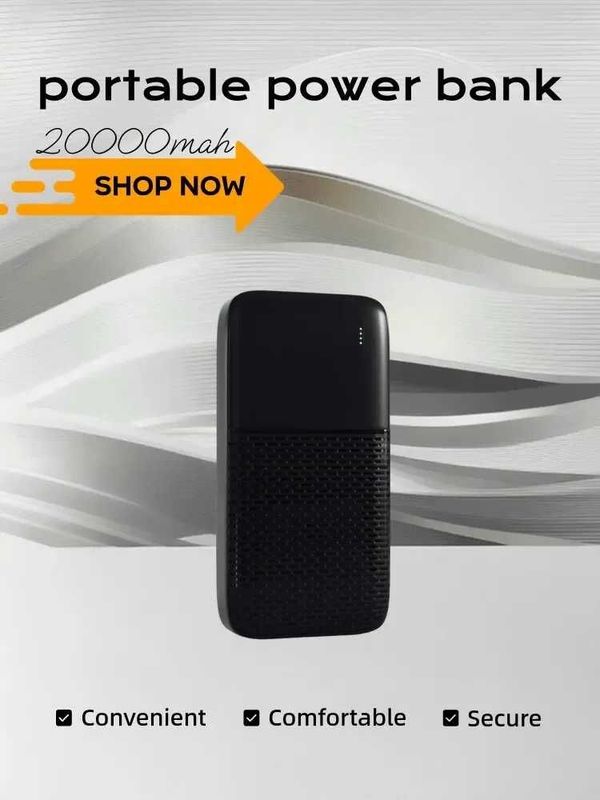 ДОСТАВКА! YD-31 Powerbank 20000 мАч порт type-C