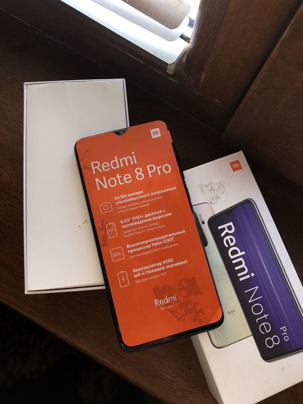 Redmi Note 8Pro Mineral Grey 6GB Ram 64 GB ROM