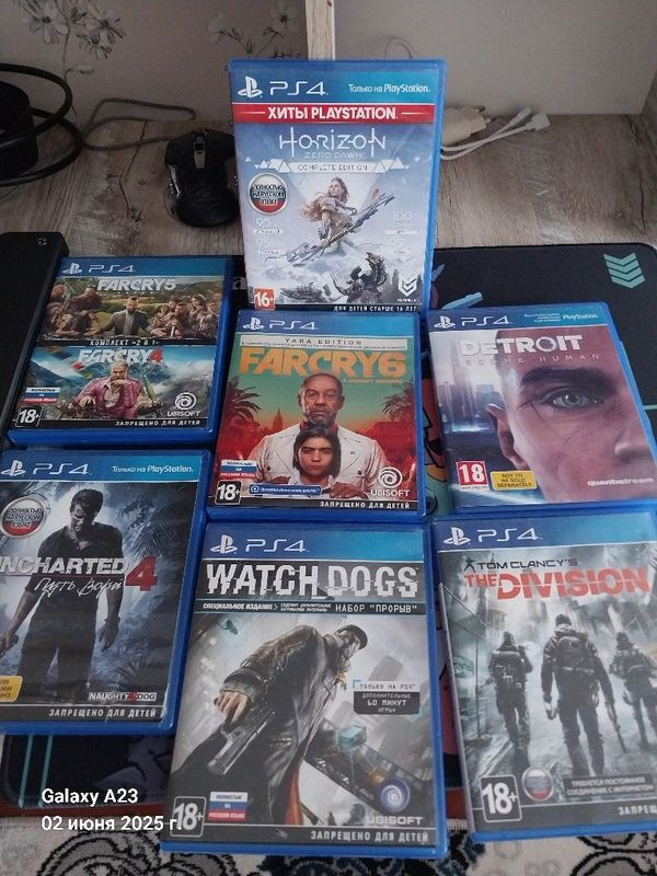 Диски на Playstation 4/5 почти новые Диски на Playstation 4/5 почти новые
