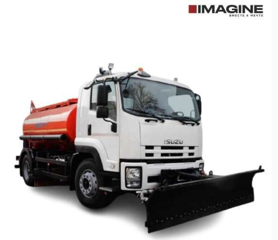 Комбинированная поливоуборочная подметательная машина ISUZU FVR 34K