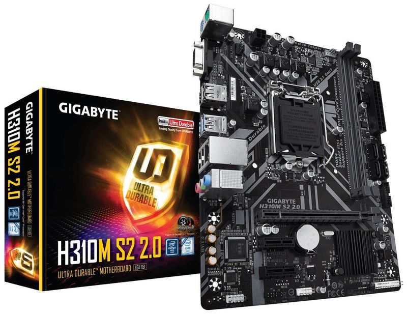 Материнская плата Gigabyte h310 s2 2.0 Материнская плата Gigabyte h310 s2 2.0