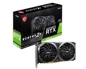 Видеокарта - MSI RTX 3060 Ti 8GB Ventus 2X Видеокарта - MSI RTX 3060 Ti 8GB Ventus 2X
