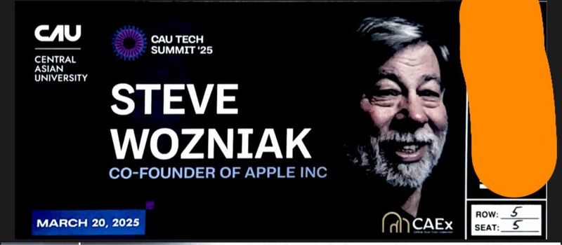 Steve Wozniak Cau Tech Summit | Стив Вознияк Саю Тек Саммит в CAEx