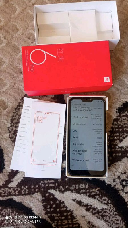REDMI 6PRO 64/4 REDMI 6PRO 64/4
