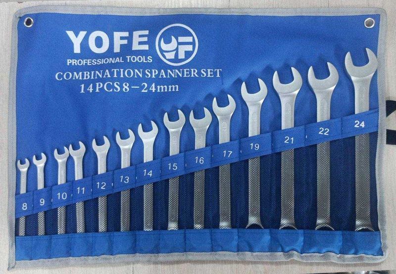 Набор ключ YOFE 8-24мм 14pcs Набор ключ YOFE 8-24мм 14pcs