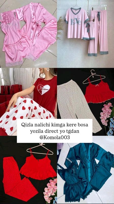 pijama narxi kelishiladi pijama narxi kelishiladi