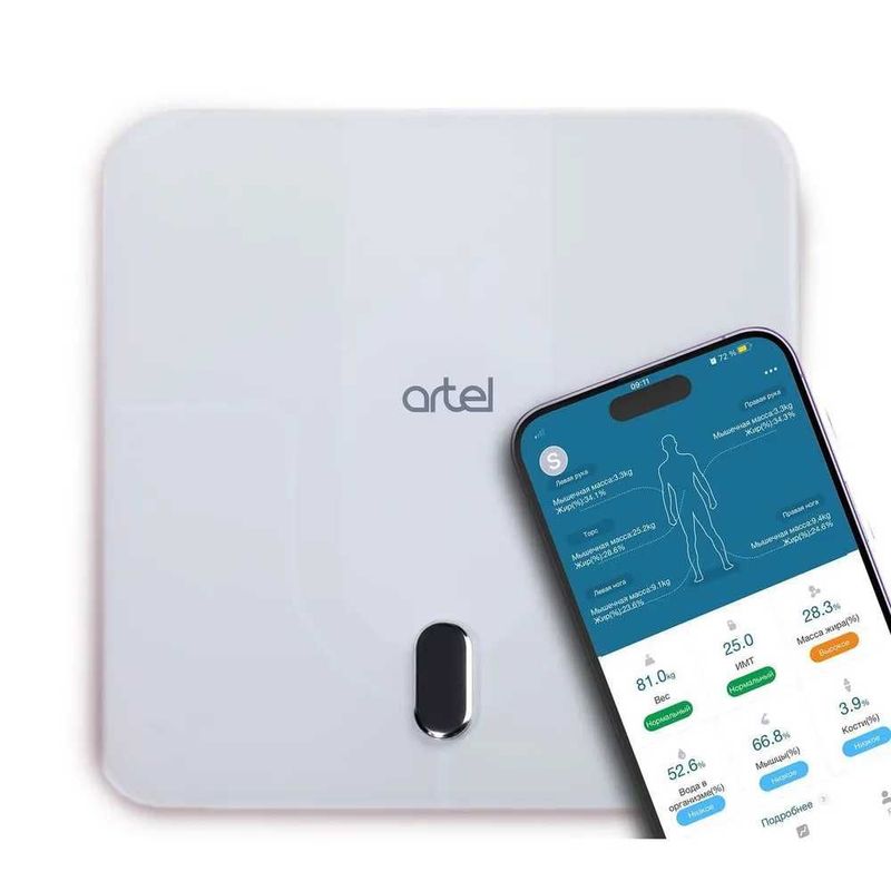Умные весы Artel ART-EB-2802 • Точное измерение и стильный дизайн Умные весы Artel ART-EB-2802 • Точное измерение и стильный дизайн
