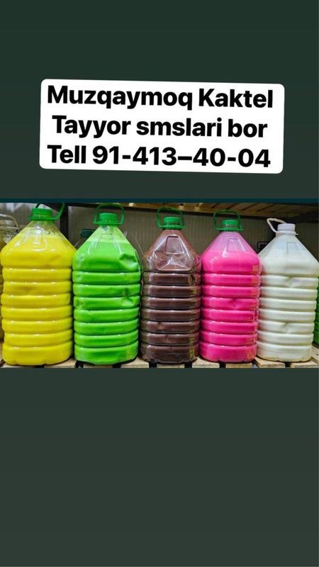 Muzqaymoq kaktel sms Muzqaymoq kaktel sms