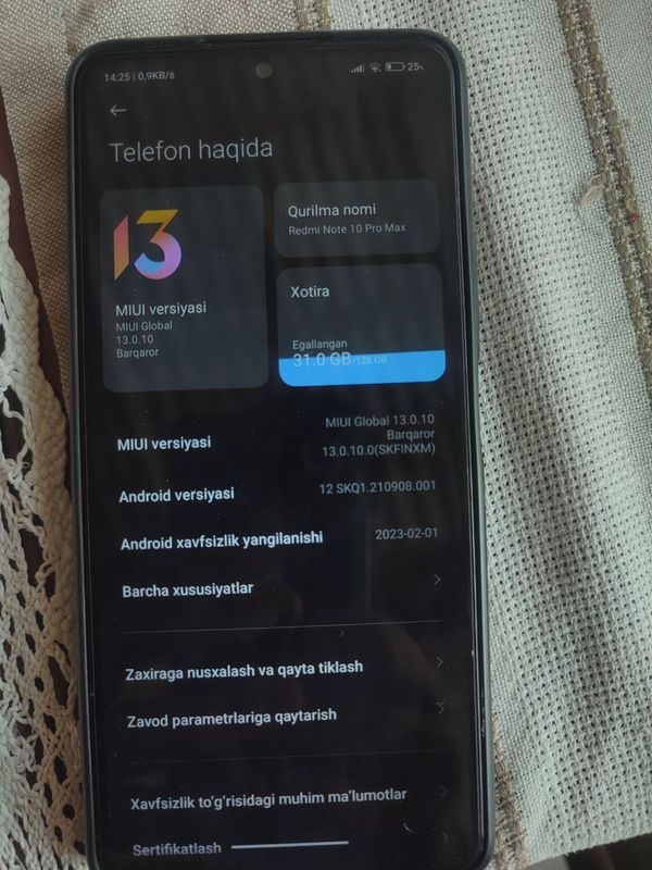 Redmi Note 10 Pro Max 8/128 Redmi Note 10 Pro Max 8/128