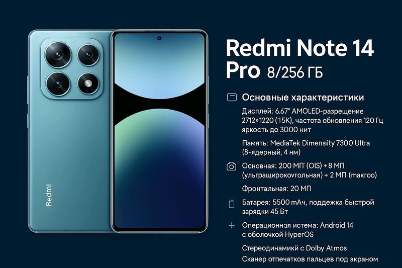 Redmi note 14 Pro 8/256 gb Redmi note 14 Pro 8/256 gb