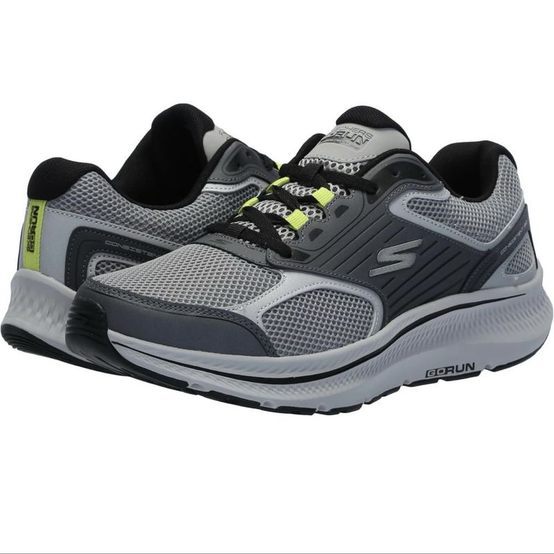 Skechers Men's Go Run Consistent 2.0 Silver Wolf Sneaker Skechers Men's Go Run Consistent 2.0 Silver Wolf Sneaker