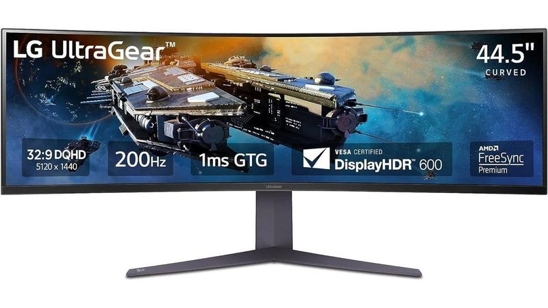 LG 45 200hz Curved Monitor 5K