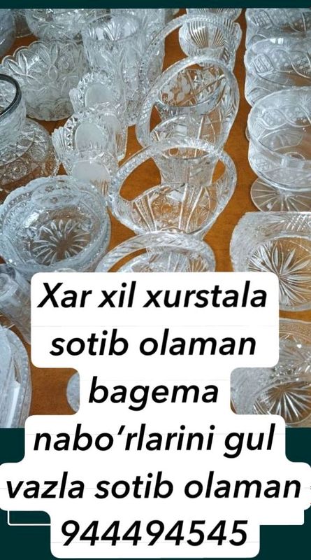 Xurustal bagima idishla sotvolaman Xurustal bagima idishla sotvolaman