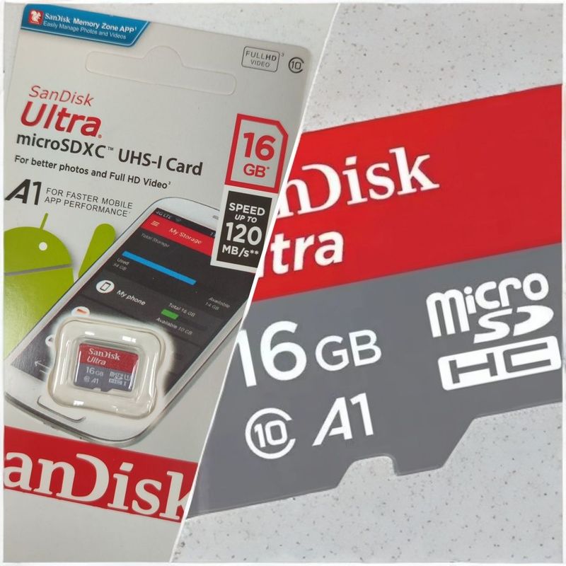 Карта памяти 16Gb MicroSD SanDisk Карта памяти 16Gb MicroSD SanDisk