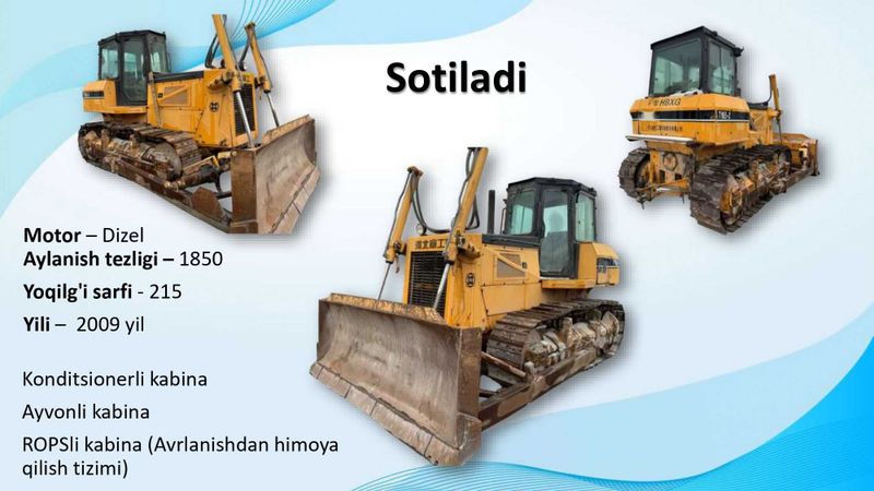 Buldozer sotiladi