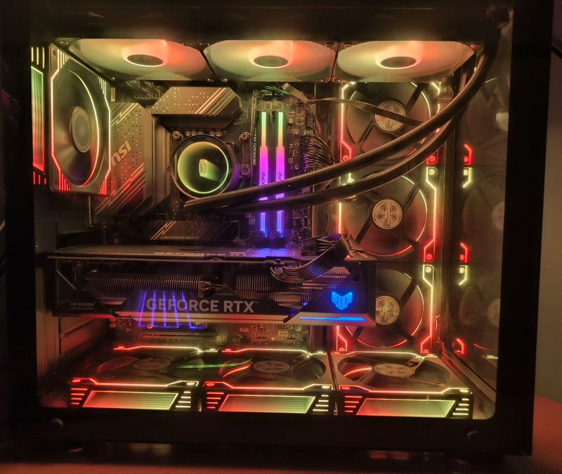 Мошный Пк Core I5 14600K Asus Rtx 4060ti Мошный Пк Core I5 14600K Asus Rtx 4060ti
