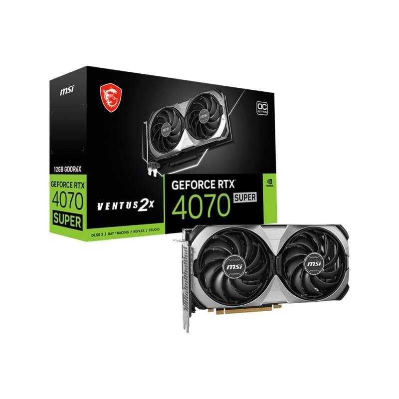 Видеокарта MSI RTX 4070 / 12GB SUPPER ventus 2x Видеокарта MSI RTX 4070 / 12GB SUPPER ventus 2x