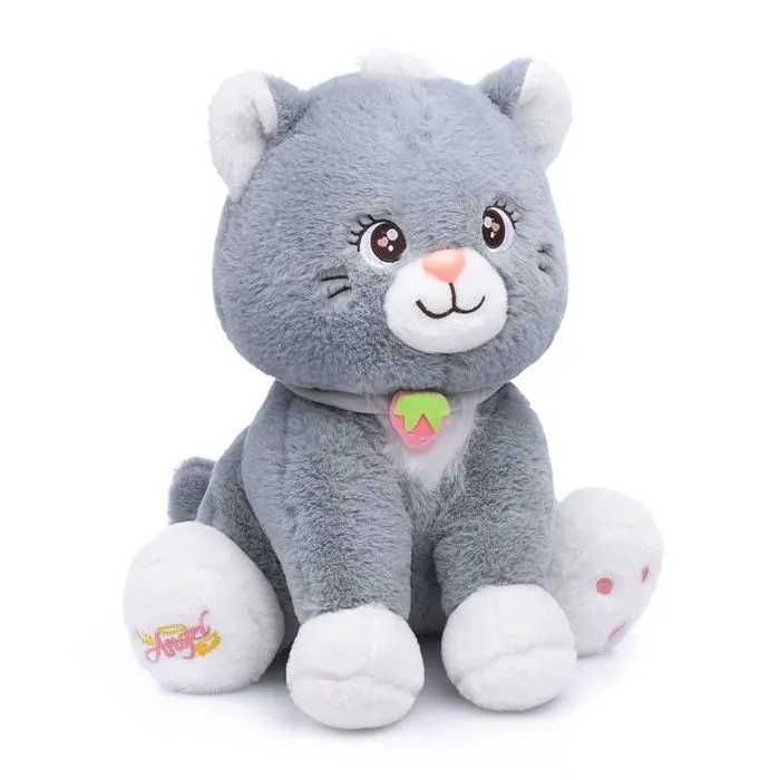 Мягкая игрушка "Кошка Лина" с клубничкой, 30 см. Отличный подарок Мягкая игрушка "Кошка Лина" с клубничкой, 30 см. Отличный подарок