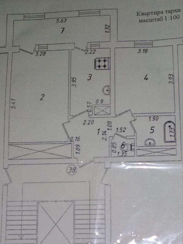 Срочно продается 2х комнатная квартира, Сергели 9 худуд 58 кв. 57000$