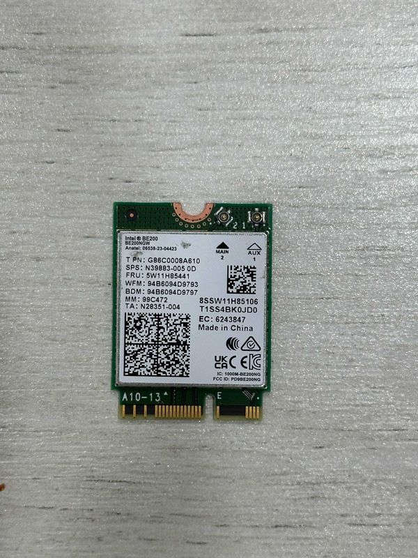 Intel BE200 (BE200NGW) Wi-Fi/Bluetooth модуль M.2 Intel BE200 (BE200NGW) Wi-Fi/Bluetooth модуль M.2