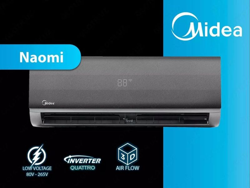 Кондиционер Midea модель NAOMI - 9,000 Btu/ Inverter/ wi-fi / Доставка