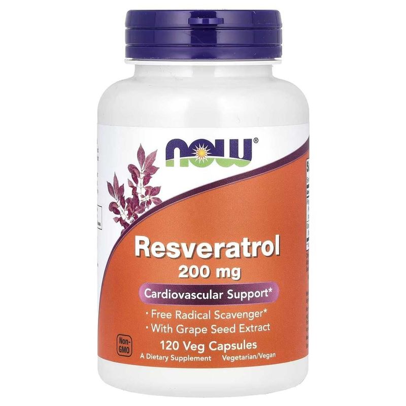 Resveratrol 200 mg, Ресвератрол 200мг. 120 растительных капсул