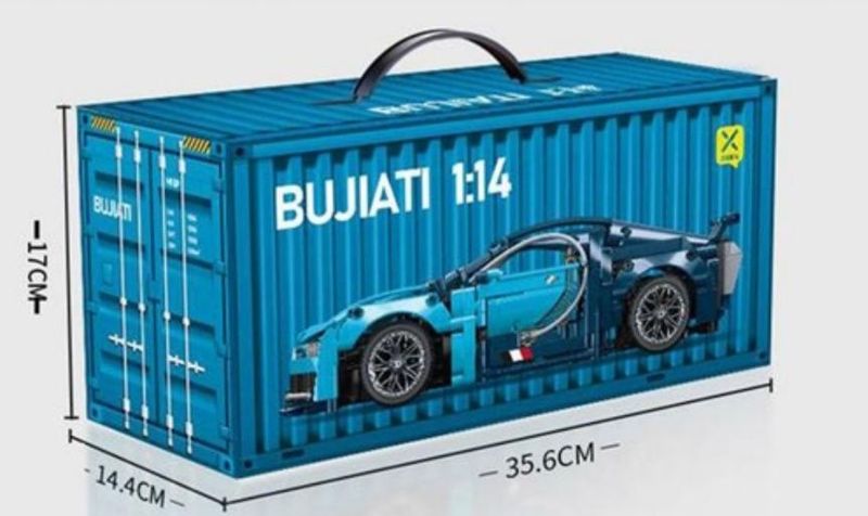 Конструктор Лего Bugatti blue 1:14