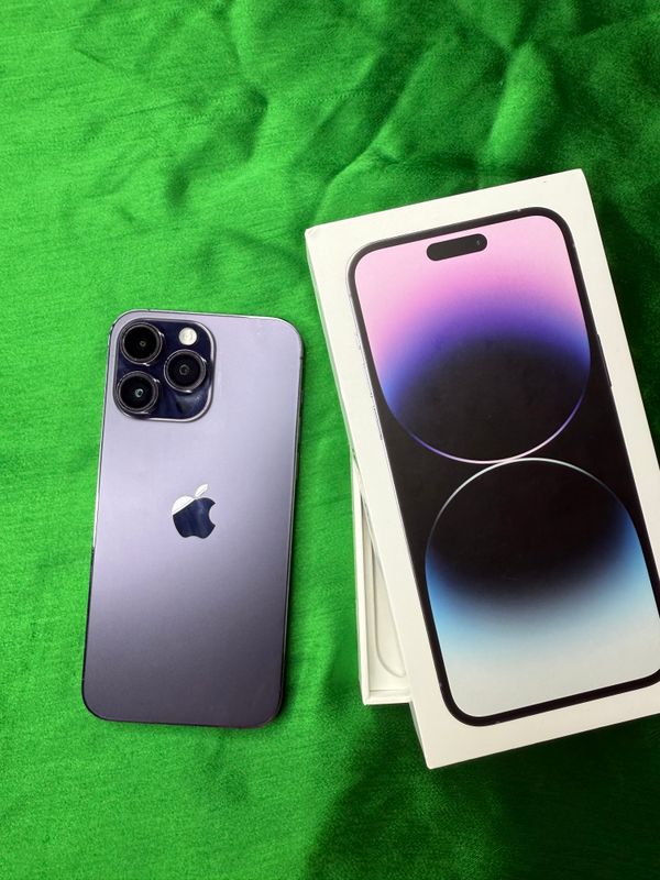 iPhone 14 ProMax 256gb Pruple Akk: 86% Kelwamiz iPhone 14 ProMax 256gb Pruple Akk: 86% Kelwamiz