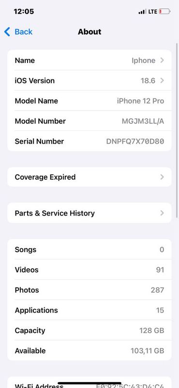 Iphone 12 pro 128