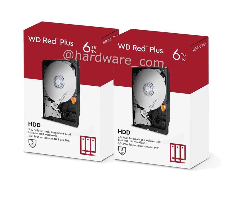 6 ТБ Жесткий диск WD Red Plus BOX