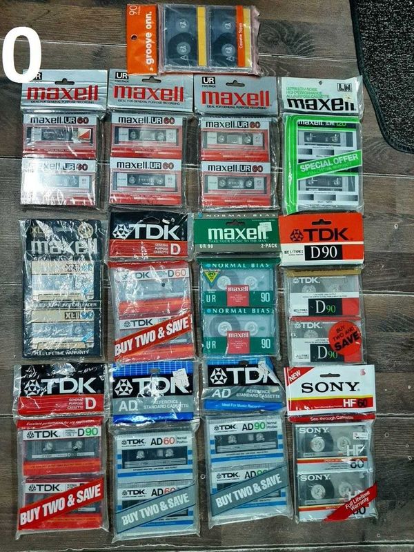 Аудиокассеты MAXELL/SONY/TDK большой лот