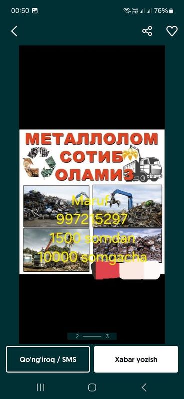 Metalom qabul qlamiz Metalom qabul qlamiz