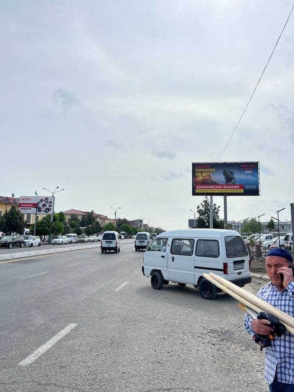 Namangada tashqi reklama Наружная реклама в Намангане Namangada tashqi reklama Наружная реклама в Намангане