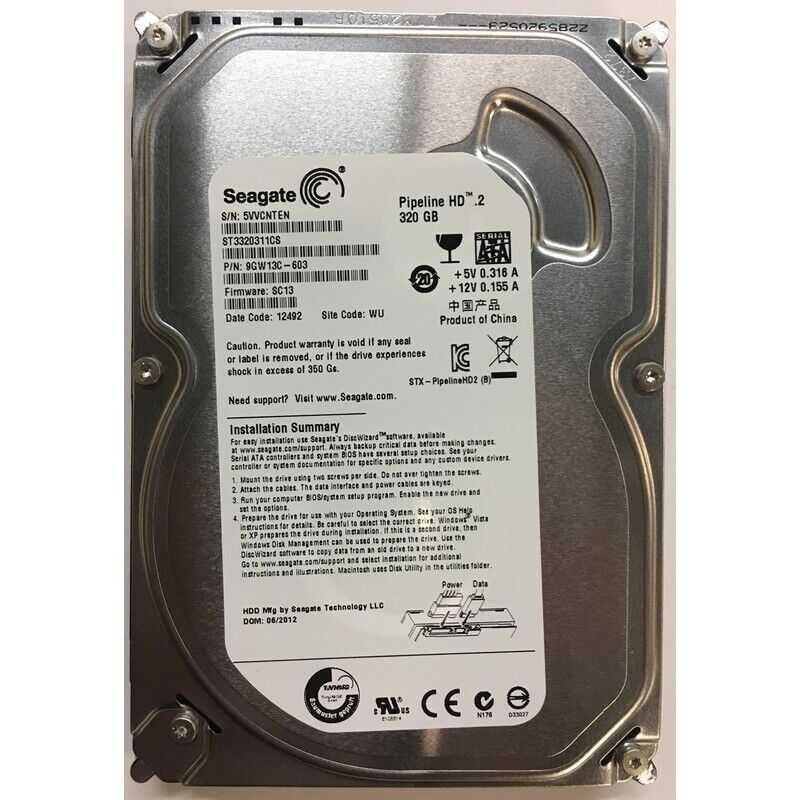 HDD REF 320gb 500gb 1tb