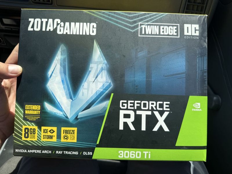 Видеокарта RTX 3060 ti 8 gb