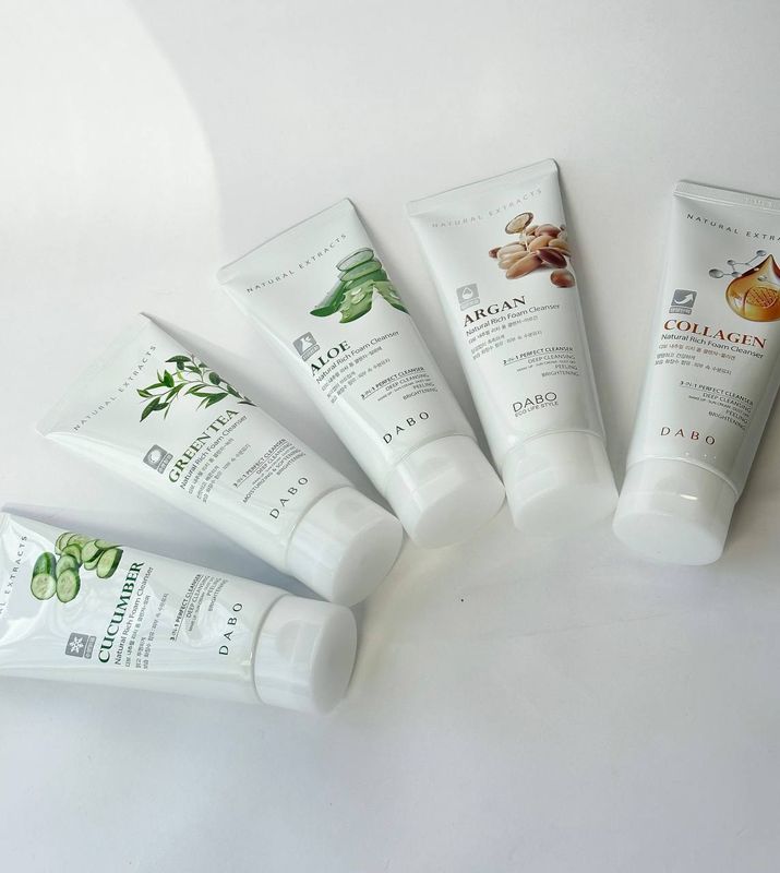 Пенка для умывания Dabo Natural Rich Foam Cleanser (4 вида)