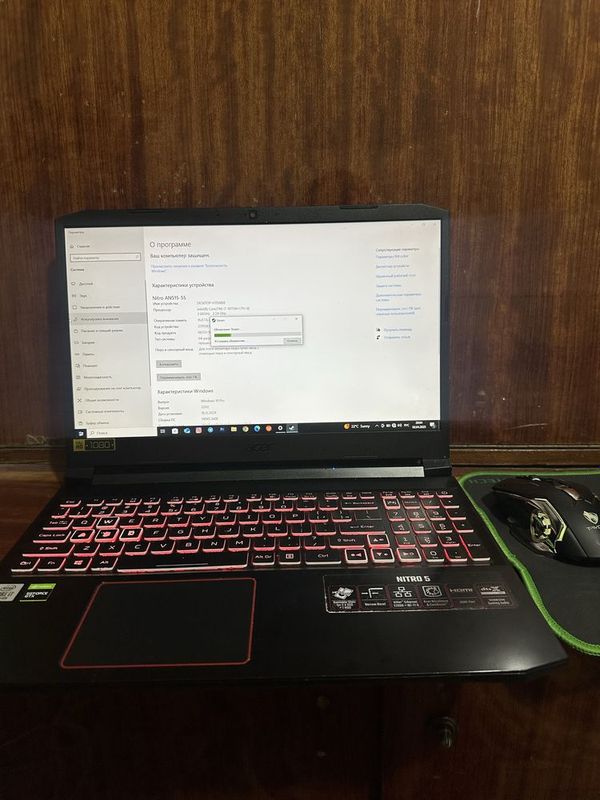 Noutbook Acer Nitro 5 I7-10750H sotiladi. Noutbook Acer Nitro 5 I7-10750H sotiladi.