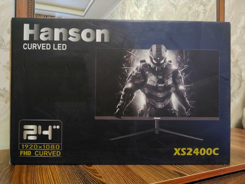 Monitor Hanson ( XS2400C ) "24dyumli" "75hz" FullHD, CurvedLed. Monitor Hanson ( XS2400C ) "24dyumli" "75hz" FullHD, CurvedLed.