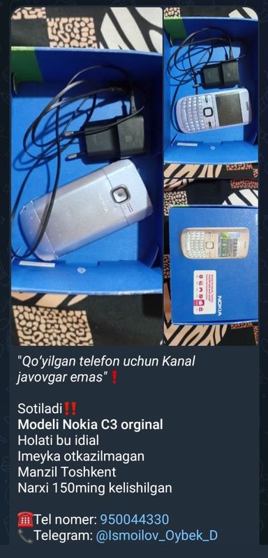 Telefon sotiladi Telefon sotiladi