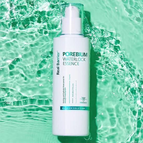 Real Barrier - Porebium Water Lock Essence увлажняющая эссенция с отшелушивающим действием