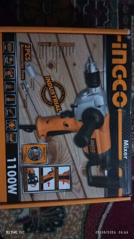 Электрическая дрель 1100 Вт INGCO Электрическая дрель 1100 Вт INGCO