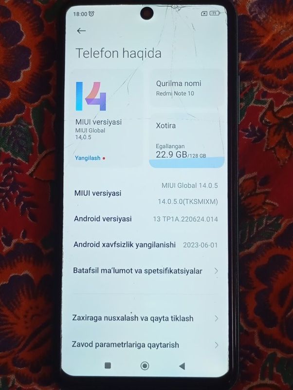 Redmi Not 10 Abmen Redmi Not 10 Abmen
