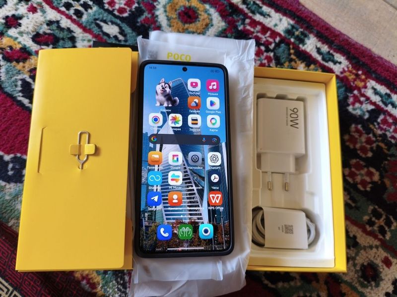 Poco x7 pro 8+8/256 1 xaftalik tel