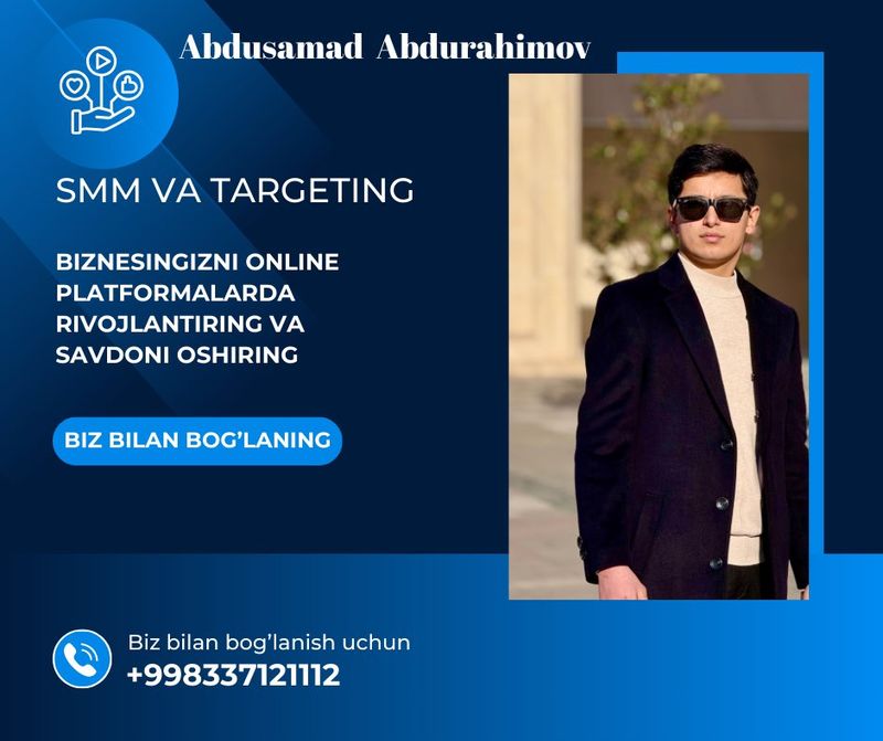 Targeting reklama Yoqish Facebook Ads