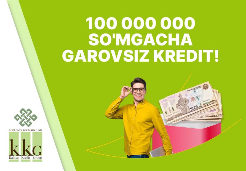 Garovsiz kredit!