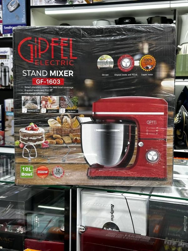 Новый Планетарный миксер GIPHEL GF-1603 10L, 2000W Новый Планетарный миксер GIPHEL GF-1603 10L, 2000W