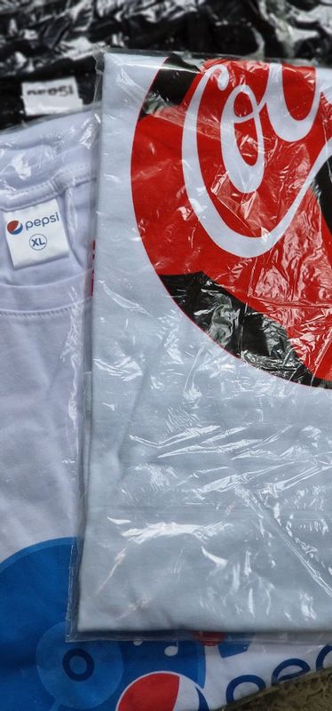Футболки с логотипом Pepsi/CocaCola Футболки с логотипом Pepsi/CocaCola