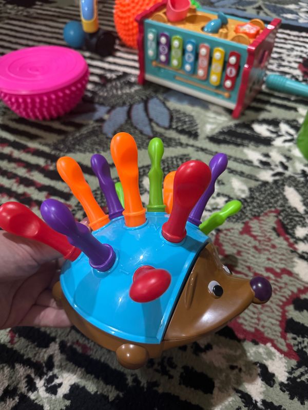 Игрушка ежик развивающий мелкую моторику