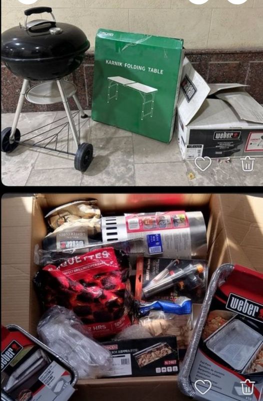 Weber гриль угольный + аксессуары из Японии Weber гриль угольный + аксессуары из Японии