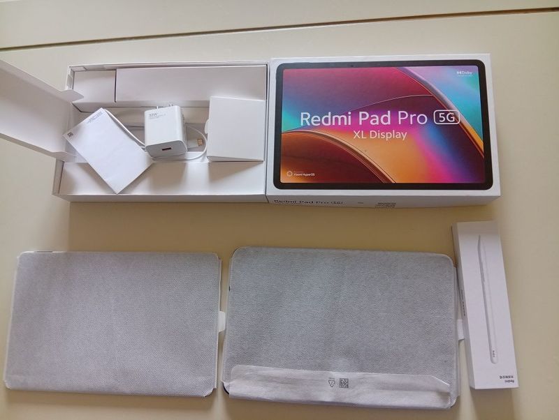Планшет Redmi Pad Pro 5G XL (8/256) sim + клавиатура-чехол + стилус, Планшет Redmi Pad Pro 5G XL (8/256) sim + клавиатура-чехол + стилус,